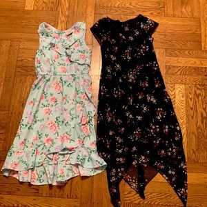 2 summer dresses- size 7/8